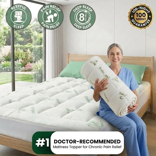 TrueSleep Bamboo Mattress Topper